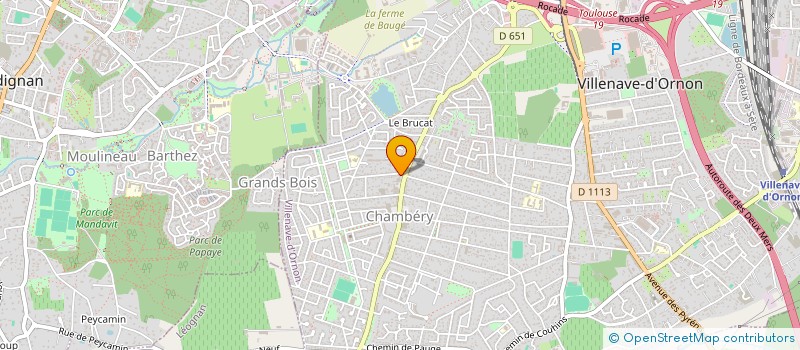 localisation de l'entreprise 834 545 956   VILLENAVE-D'ORNON