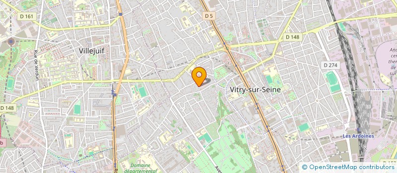 localisation de l'entreprise 834 591 612 à VITRY-SUR-SEINE