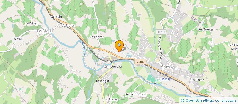 localisation de l'entreprise 834 613 101   SAINT-VERAND