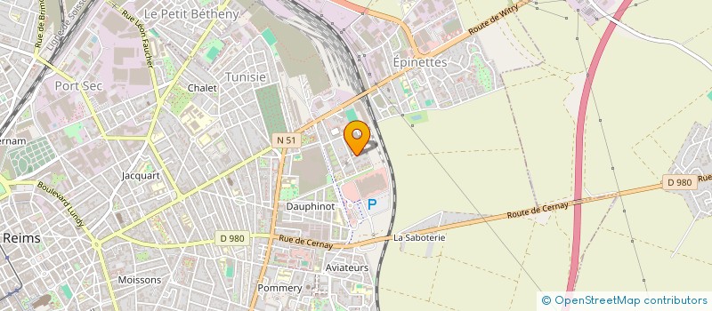 localisation de l'entreprise 834 616 146   REIMS