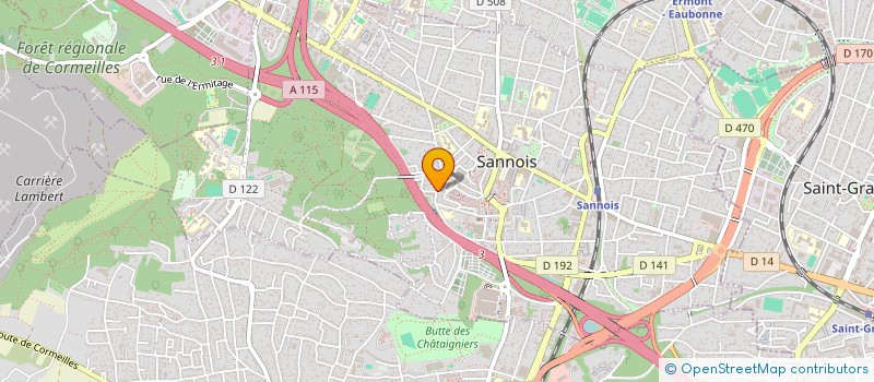 localisation de l'entreprise 834 620 296   SANNOIS