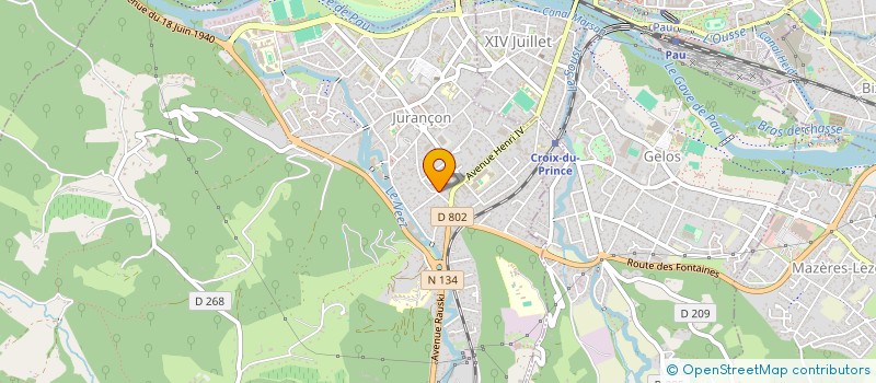 localisation de l'entreprise 834 627 457   JURANCON