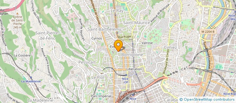 localisation de l'entreprise 834 635 484 à NICE