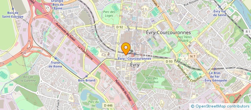 localisation de l'entreprise 834 640 252 à EVRY-COURCOURONNES