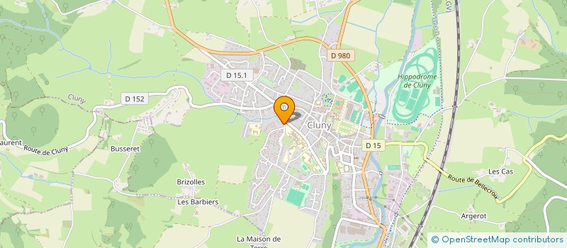 localisation de l'entreprise 834 680 837   CLUNY