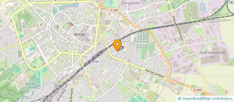 localisation de l'entreprise 834 702 581 à ARRAS