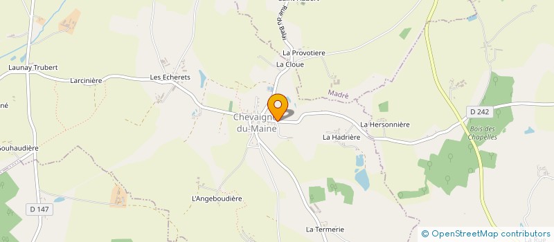 localisation de l'entreprise 834 707 333   CHEVAIGNE-DU-MAINE