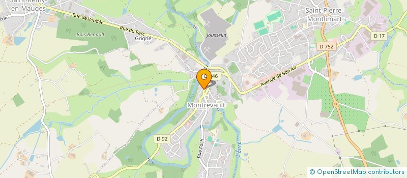 localisation de l'entreprise 834 757 122  à MONTREVAULT-SUR-EVRE