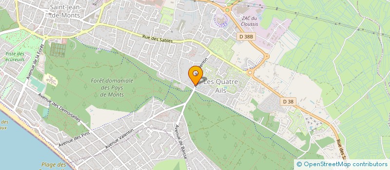 localisation de l'entreprise 834 758 682 à SAINT-JEAN-DE-MONTS