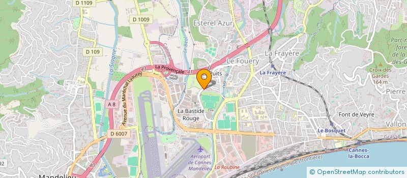 localisation de l'entreprise 834 764 656   MANDELIEU-LA-NAPOULE