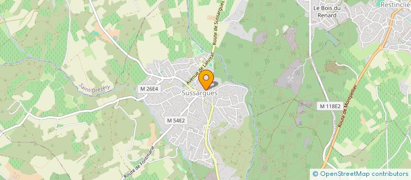 localisation de l'entreprise 834 773 236   SUSSARGUES