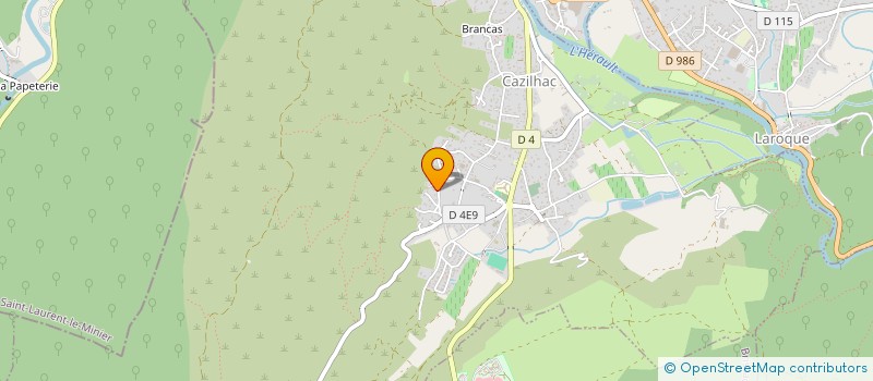 localisation de l'entreprise 834 784 662   CAZILHAC