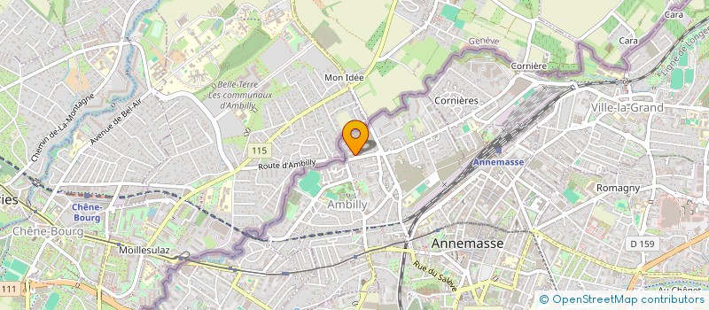 localisation de l'entreprise 834 800 526   AMBILLY