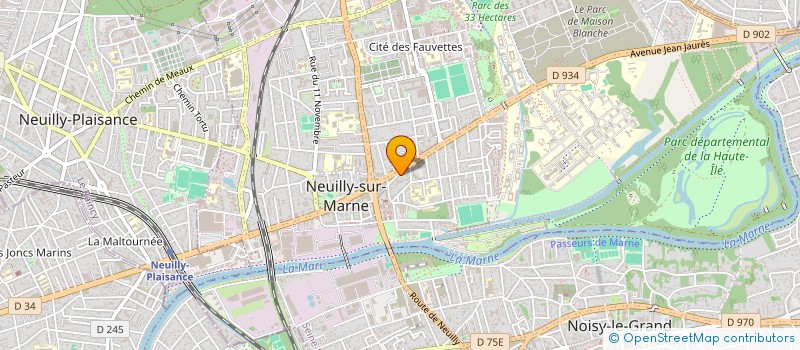 localisation de l'entreprise 834 816 498 à NEUILLY-SUR-MARNE