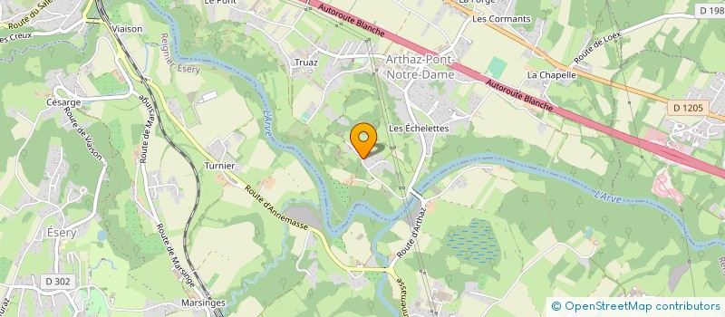 localisation de l'entreprise 834 823 676   ARTHAZ-PONT-NOTRE-DAME