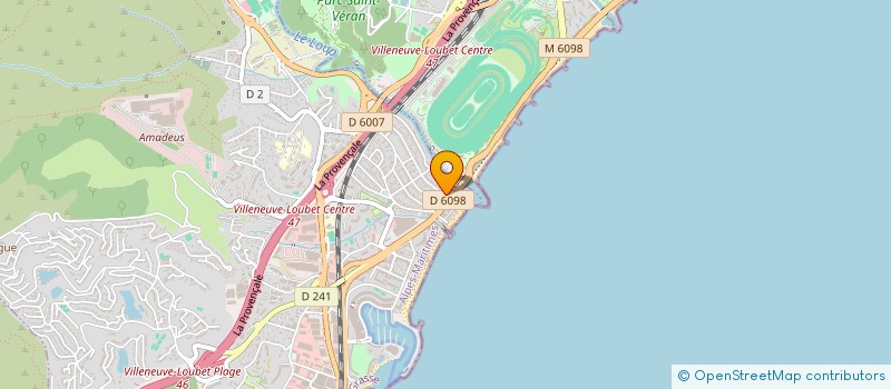 localisation de l'entreprise 834 833 105   VILLENEUVE-LOUBET