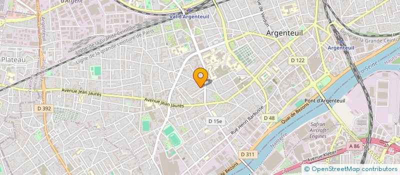 localisation de l'entreprise 834 852 055   ARGENTEUIL