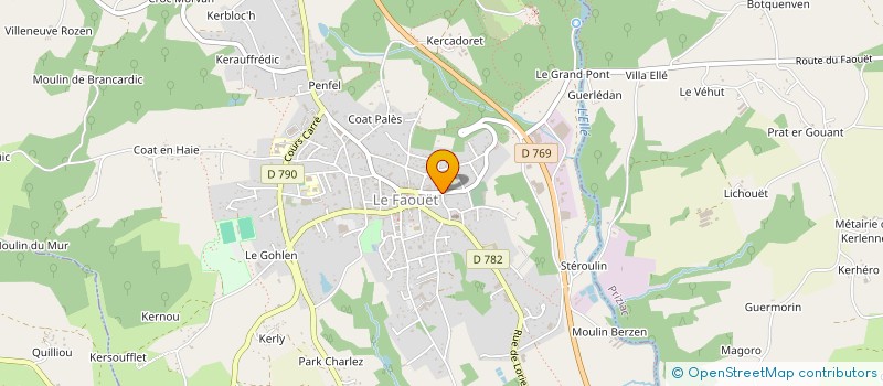 localisation de l'entreprise 834 887 036 à LE FAOUET