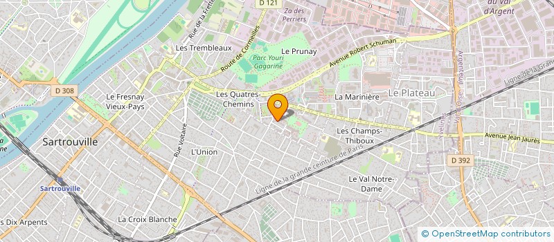 localisation de l'entreprise 834 899 544  à SARTROUVILLE