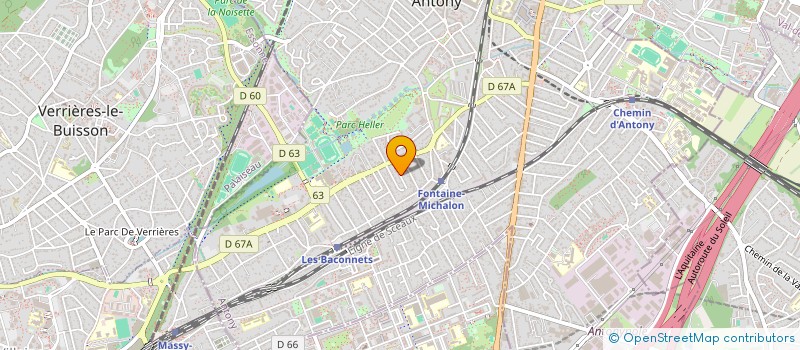 localisation de l'entreprise 834 899 866 à ANTONY