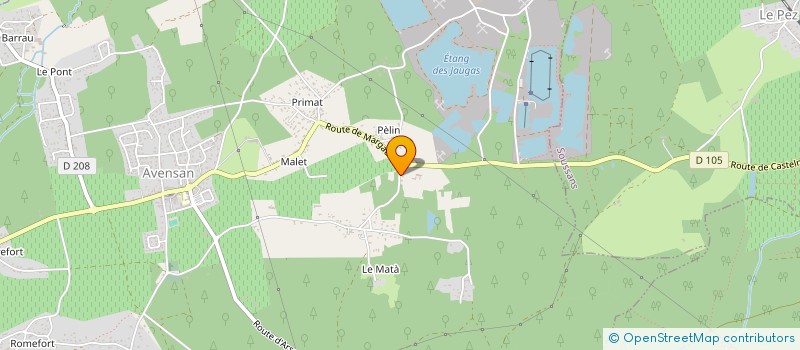 localisation de l'entreprise 834 920 431   AVENSAN