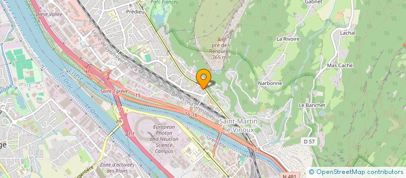 localisation de l'entreprise 834 943 623   SAINT-MARTIN-LE-VINOUX