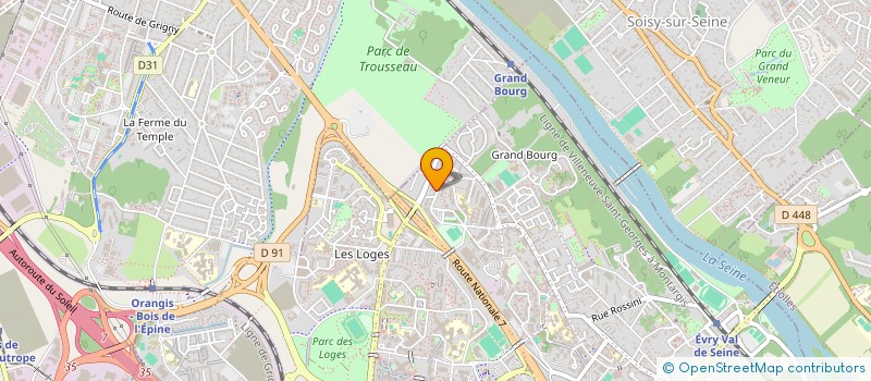 localisation de l'entreprise 834 958 217 à EVRY-COURCOURONNES