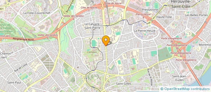 localisation de l'entreprise 834 961 401 à CAEN