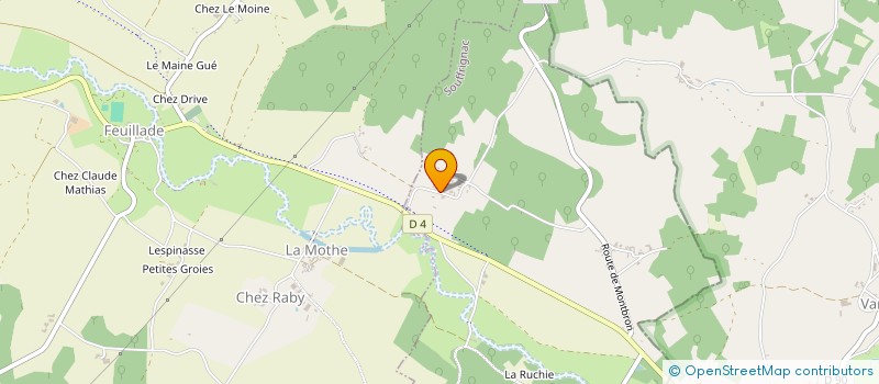 localisation de l'entreprise 834 965 287 à SOUFFRIGNAC