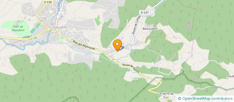 localisation de l'entreprise 835 027 038   DIEULEFIT