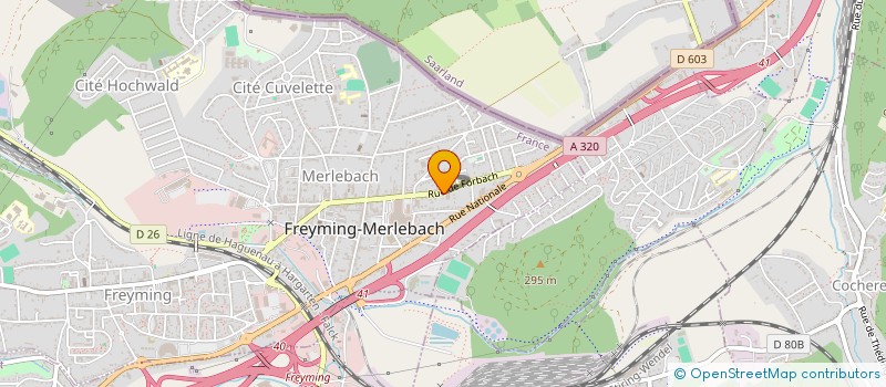 localisation de l'entreprise 835 057 936   FREYMING-MERLEBACH