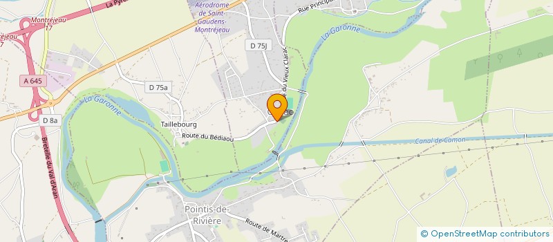 localisation de l'entreprise 835 098 625   CLARAC