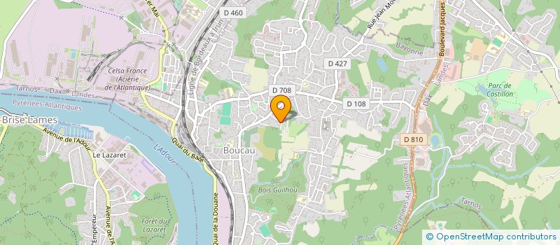 localisation de l'entreprise 835 103 789   BOUCAU