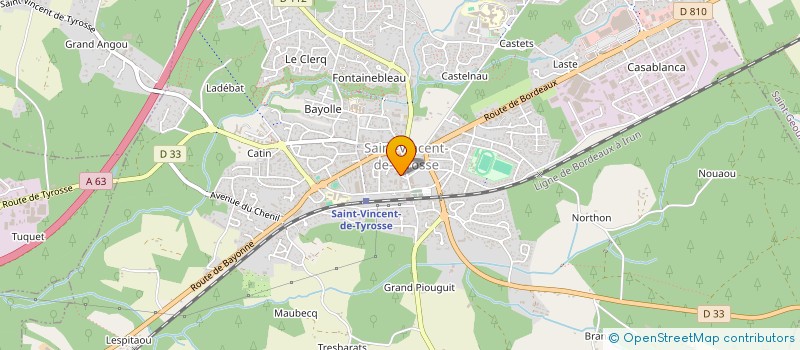localisation de l'entreprise 835 137 407 à SAINT-VINCENT-DE-TYROSSE