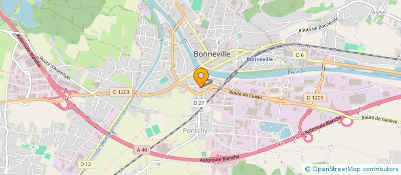 localisation de l'entreprise 835 139 874 à BONNEVILLE