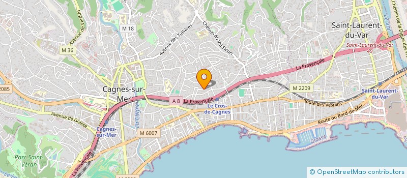 localisation de l'entreprise 835 156 878 à CAGNES-SUR-MER