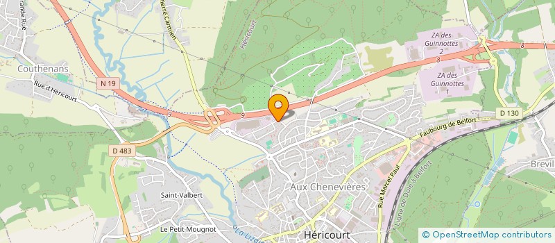 localisation de l'entreprise 835 185 497   MONTBELIARD