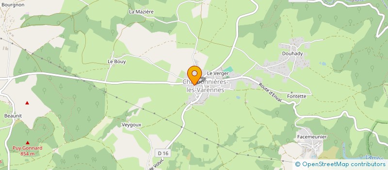 localisation de l'entreprise 835 201 823   CHARBONNIERES-LES-VARENNES