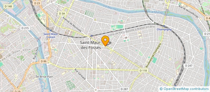 localisation de l'entreprise 835 213 786 à SAINT-MAUR-DES-FOSSES