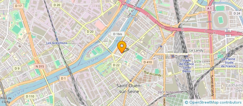 localisation de l'entreprise 835 215 575   SAINT-OUEN-SUR-SEINE