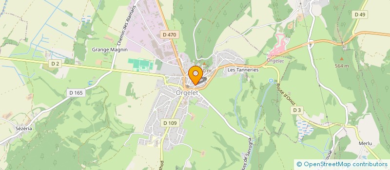 localisation de l'entreprise 835 218 264   ORGELET