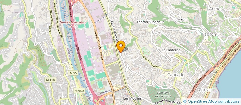 localisation de l'entreprise 835 241 332 à NICE