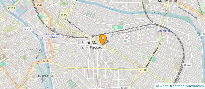 localisation de l'entreprise 835 316 126  à SAINT-MAUR-DES-FOSSES