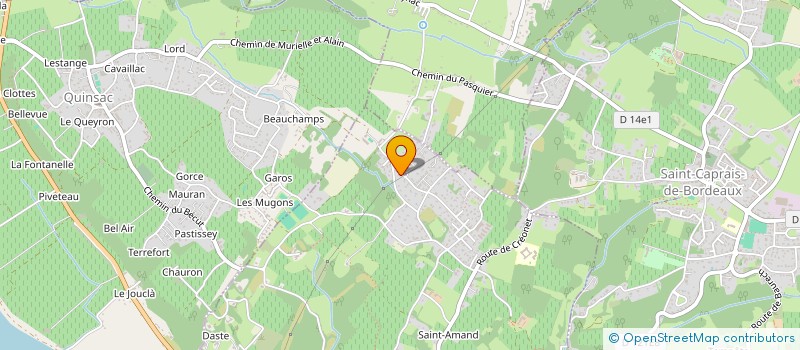 localisation de l'entreprise 835 344 045   QUINSAC