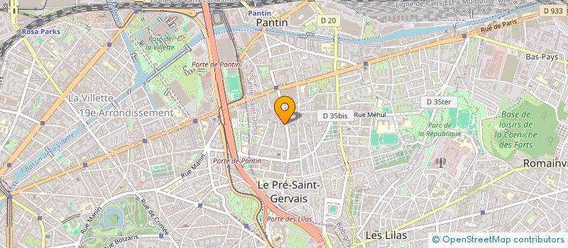 localisation de l'entreprise 835 366 279 à LE PRE-SAINT-GERVAIS