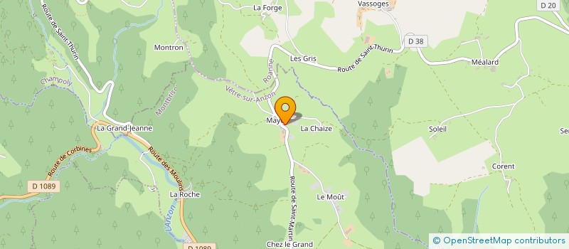 localisation de l'entreprise 835 366 287   VETRE-SUR-ANZON