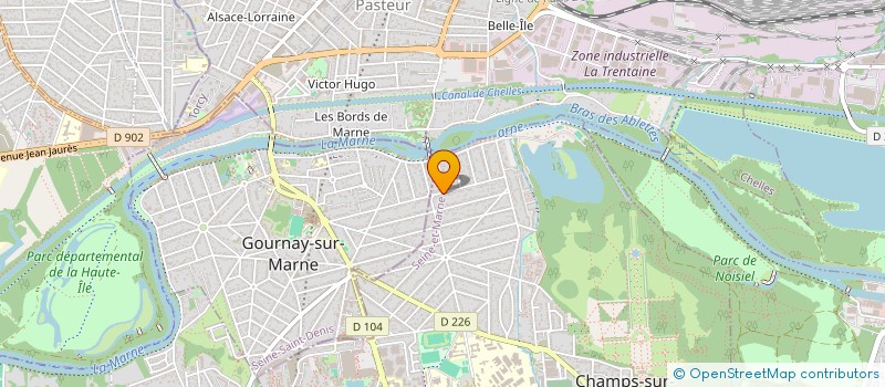 localisation de l'entreprise 835 400 201   CHAMPS-SUR-MARNE