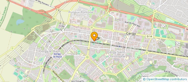 localisation de l'entreprise 837 500 024   CERGY