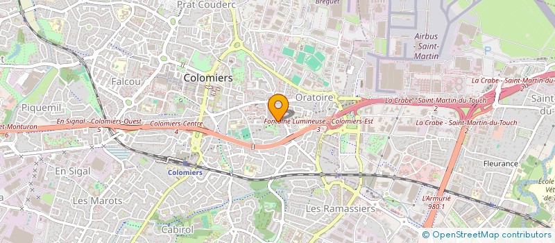 localisation de l'entreprise 837 553 890 à COLOMIERS