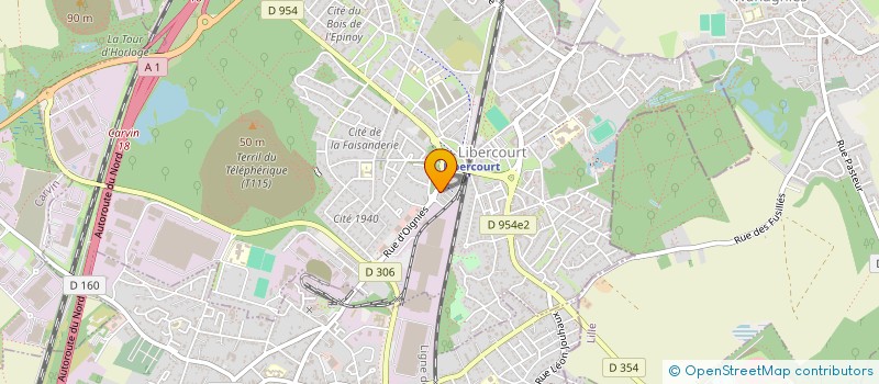 localisation de l'entreprise 837 576 875   LIBERCOURT